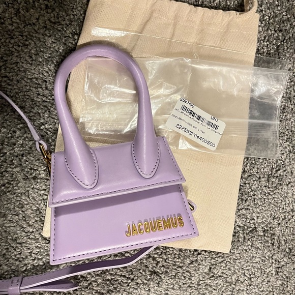 ❌SOLD Jacquemus le chequito in purple - Picture 5 of 9
